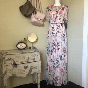 Tommy Hilfiger floral print voile maxi.